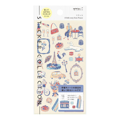 Midori - Pegatinas - Sticker Collection 2711 - French Motifs