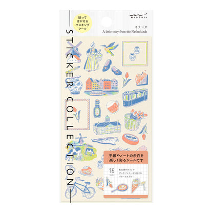 Midori - Pegatinas - Sticker Collection 2715 - Dutch Motifs
