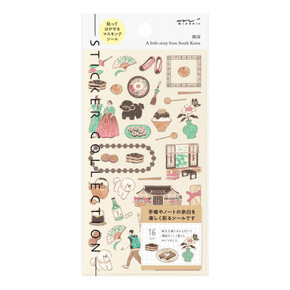 Midori - Pegatinas - Sticker Collection 2716 - Korean Motifs