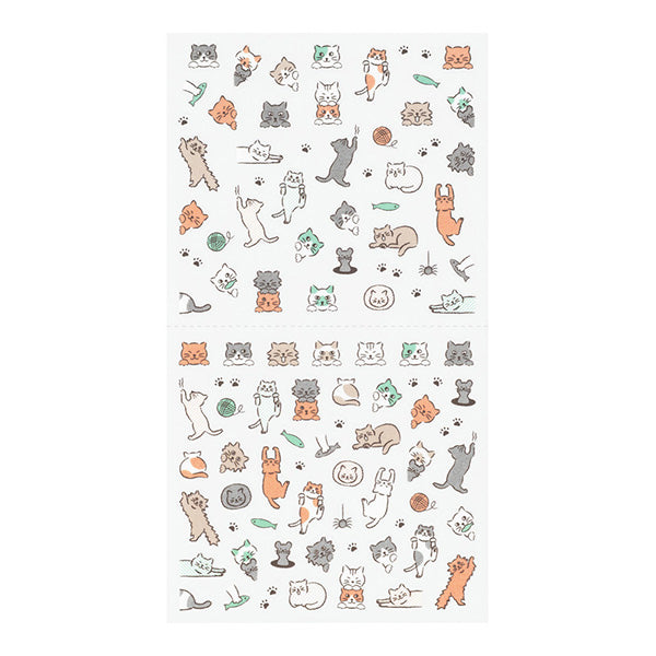 Midori - Pegatinas - Sticker Collection 2739 - Lined Cat