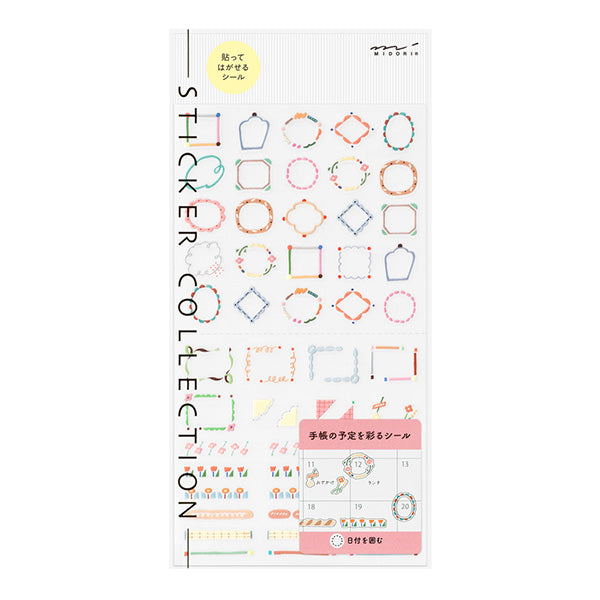 Midori - Pegatinas - Sticker Collection 2740 - Date Circle Decorative