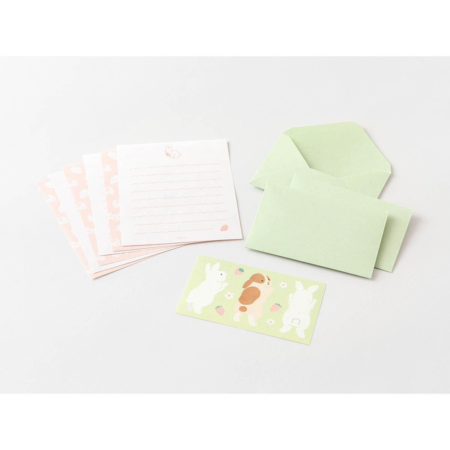 Midori - Set cartas y sobres MINI - Hungry Rabbit