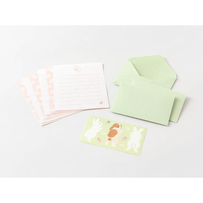 Midori - Set cartas y sobres MINI - Hungry Rabbit