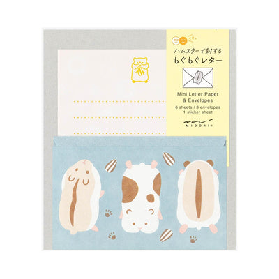 Midori - Set cartas y sobres MINI - Hungry Hamster