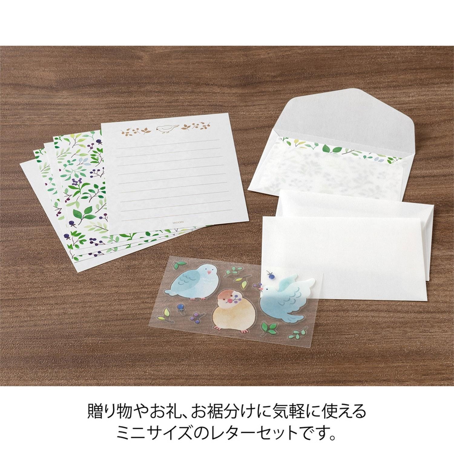 Midori - Set cartas y sobres MINI - Bird