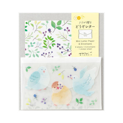 Midori - Set cartas y sobres MINI - Bird