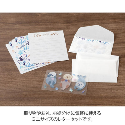 Midori - Set cartas y sobres MINI - Sea Otter