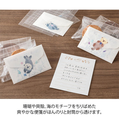 Midori - Set cartas y sobres MINI - Sea Otter