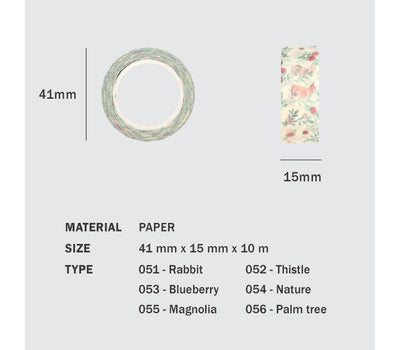 ICONIC - Washi tape - Masking tape 051 Rabbit