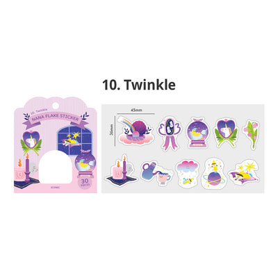 ICONIC - Pegatinas Nana Flake - 10 Twinkle