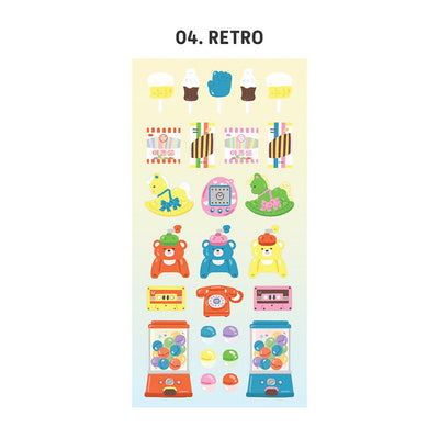 ICONIC - Pegatinas My Stuff - 04 Retro