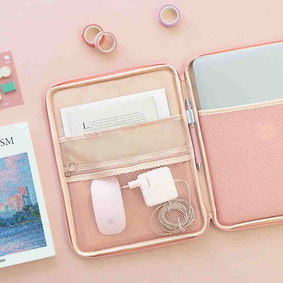 ICONIC - Funda para portátil A4 (13 pulgadas) - Pink - Cottony