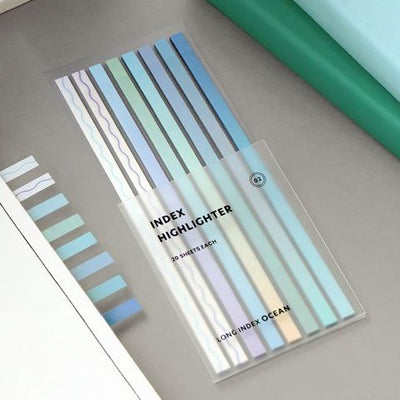 ICONIC - Notas adhesivas - Long Highlighter Ocean