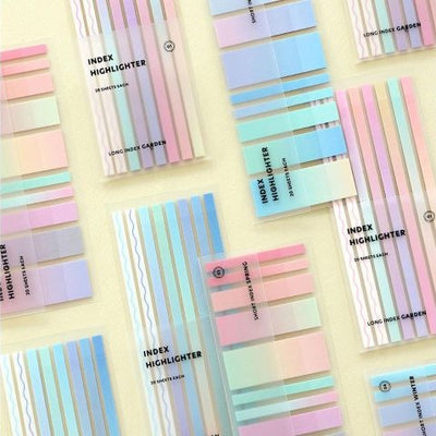ICONIC - Notas adhesivas - Long Highlighter Ocean
