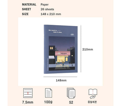 ICONIC - Cuaderno Rayas A5 - Come Across - HARU