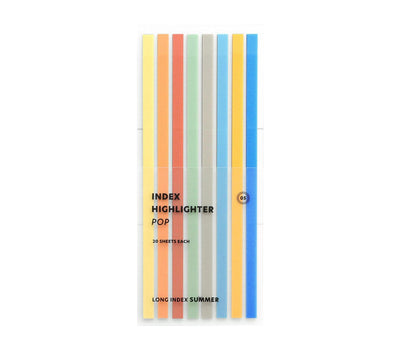 ICONIC - Notas adhesivas - Long Highlighter Summer