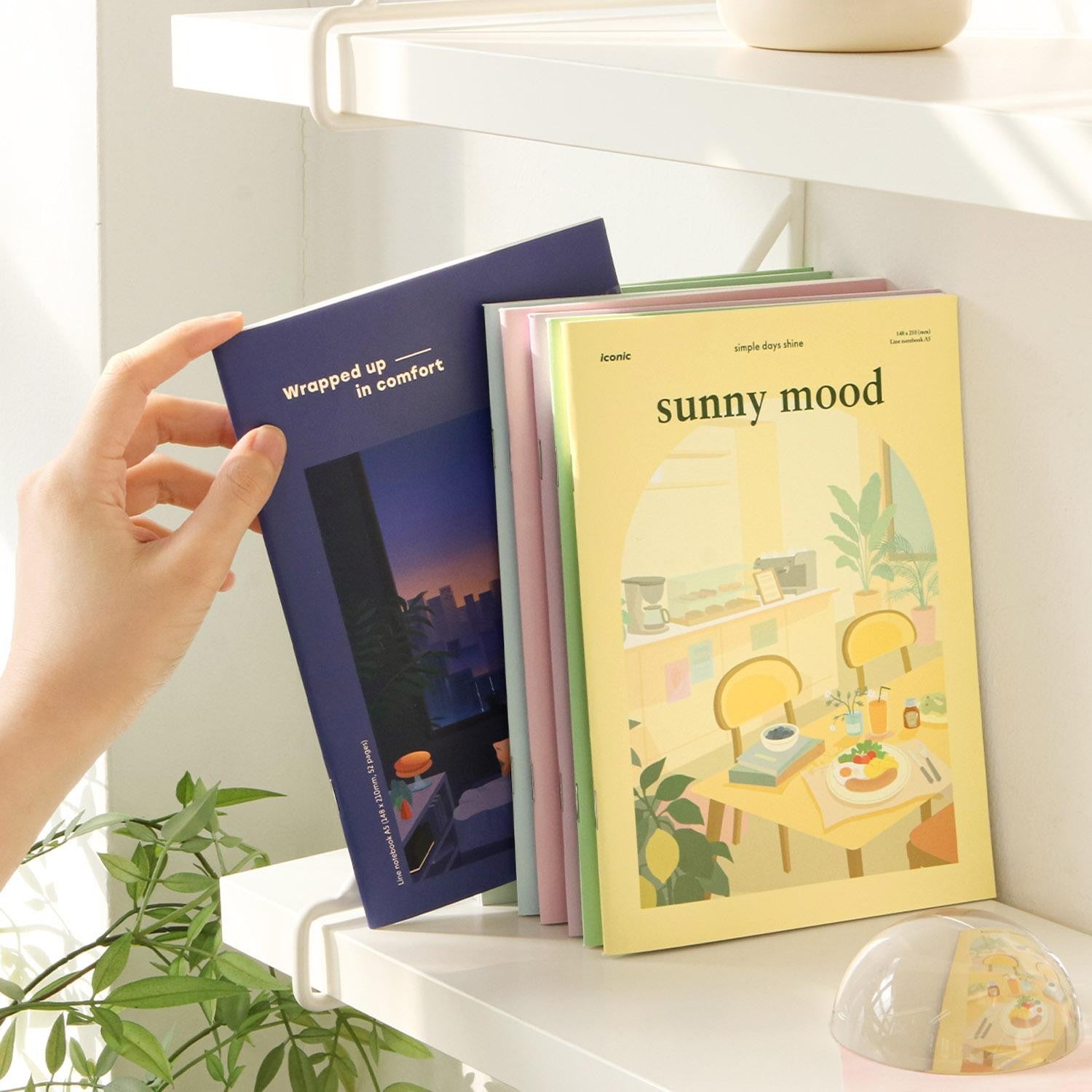 ICONIC - Cuaderno Rayas A5 - Slow Days - Ilsangjip