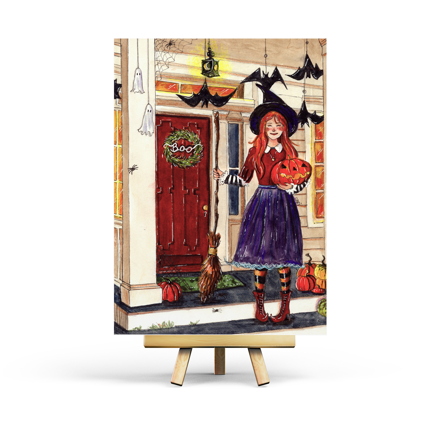 Penpaling Paula - Octubre - Postal