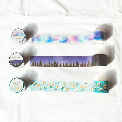 Mind Wave - Washi Tape Transparente - Floating Flower