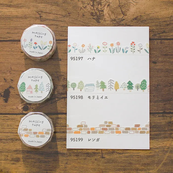 Mind Wave - Washi Tape Troquelado - Ladrillos