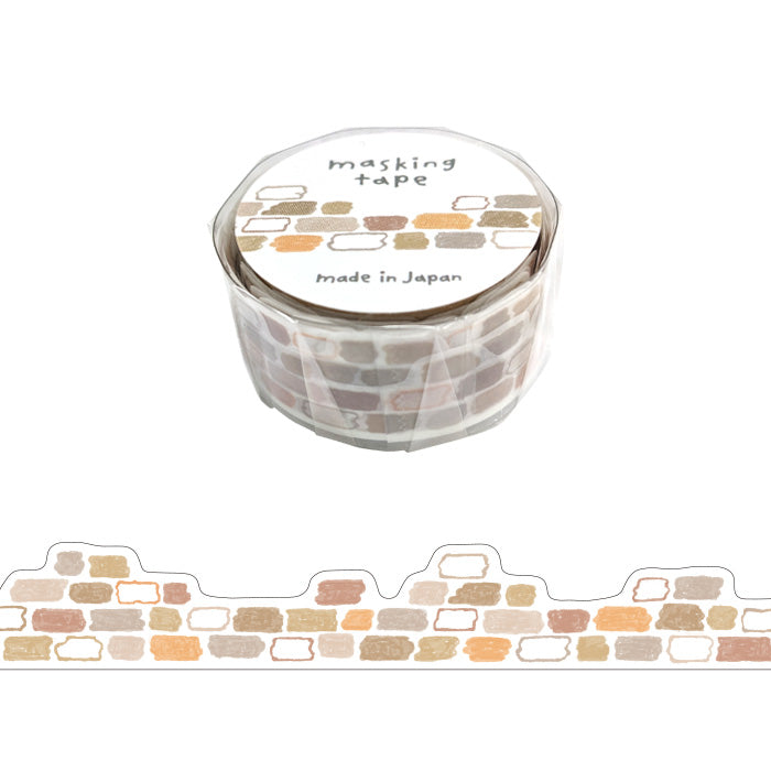 Mind Wave - Washi Tape Troquelado - Ladrillos