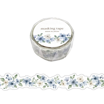 Mind Wave - Washi Tape Troquelado - Flores Azules