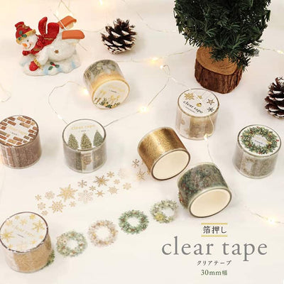 Mind Wave - Washi Tape Transparente 30mm - Wreath