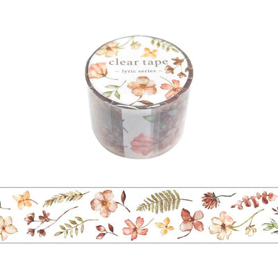 Mind Wave - Washi Tape Transparente 30 mm - Flower 3 - Lyric Series