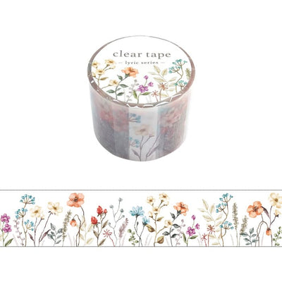 Mind Wave - Washi Tape Transparente 30 mm - Flower 5 - Lyric Series