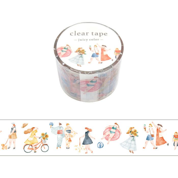 Mind Wave - Washi Tape Transparente - Juicy Color - Natsufuku