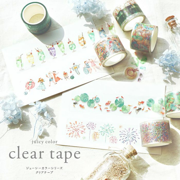 Mind Wave - Washi Tape Transparente - Juicy Color - Natsukomono