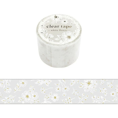 Mind Wave - Washi Tape Transparente 30mm - WHITY FLOWER