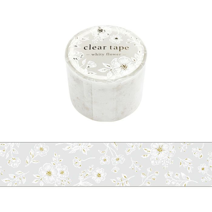 Mind Wave - Washi Tape Transparente 30mm - WHITY FLOWER