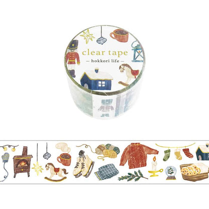 Mind Wave - Washi Tape Transparente Hokkori Life - Fuyukomono