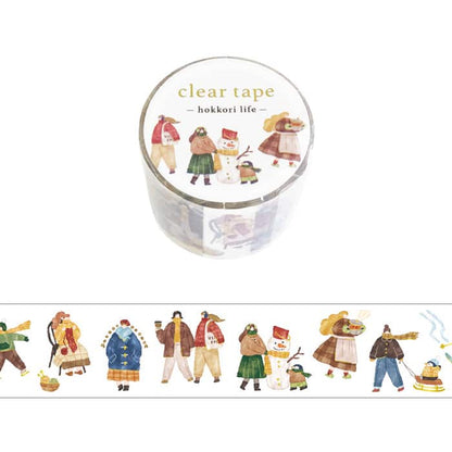 Mind Wave - Washi Tape Transparente Hokkori Life - Fuyufuku