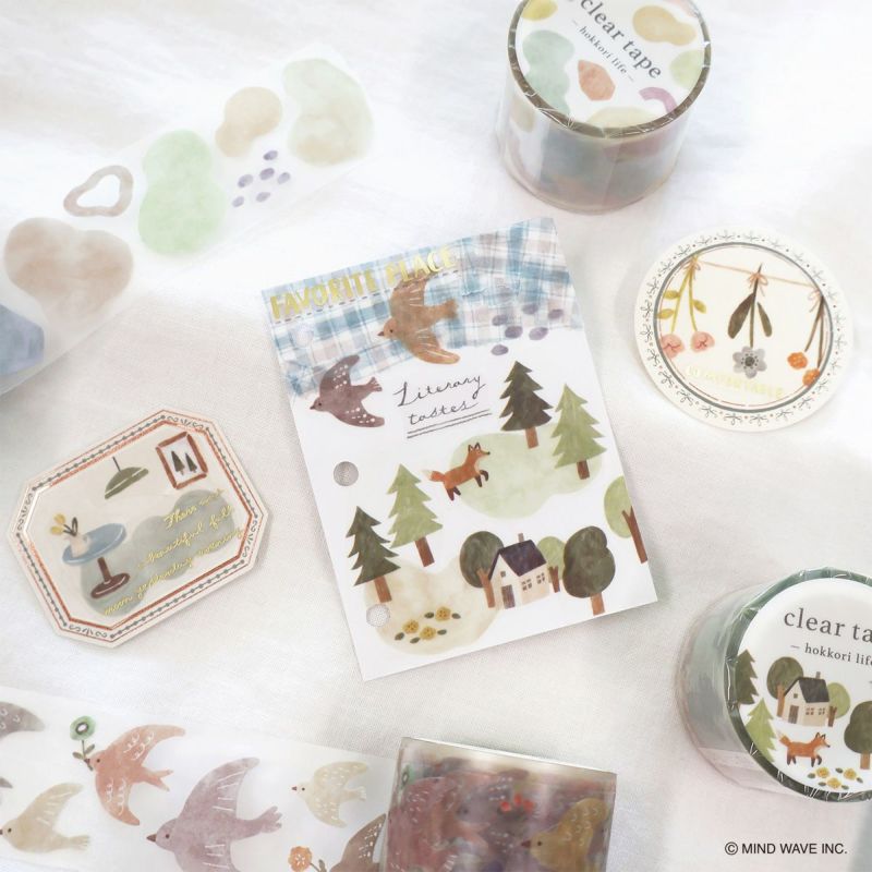 Mind Wave - Washi Tape Transparente Hokkori Life - MOYO