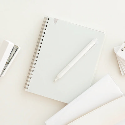 Tombow - Bolígrafo 0.38mm - Blanco ahumado - MONOgraph Lite