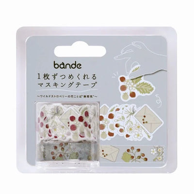 Bande - Pegatinas en rollo + washi - Fresas