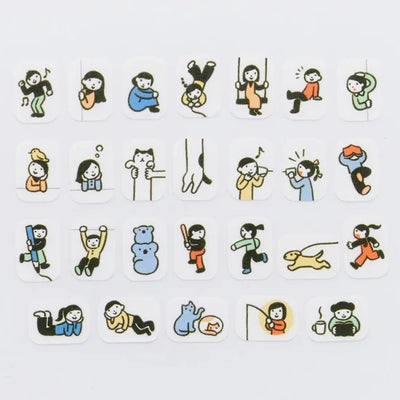 Bande - Pegatinas en rollo - People living in a notebook