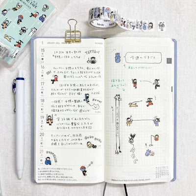 Bande - Pegatinas en rollo - People living in a notebook