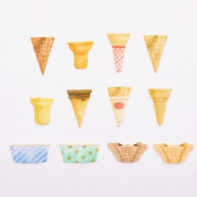 Bande - Pegatinas en rollo - 2 rollos - IceCream Shop