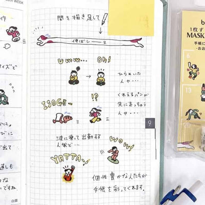 Bande - Pegatinas en rollo - Handbook - Ohshigashi