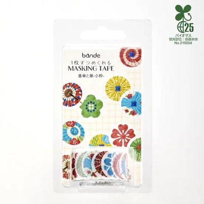 Bande - Pegatinas en rollo - Umbrella and Flowers