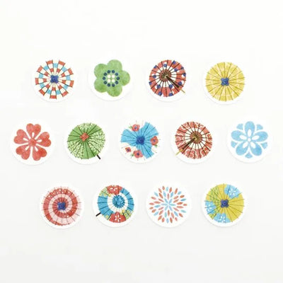 Bande - Pegatinas en rollo - Umbrella and Flowers