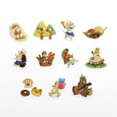 Bande - Pegatinas en rollo - Embroidery Forest Bread Marche