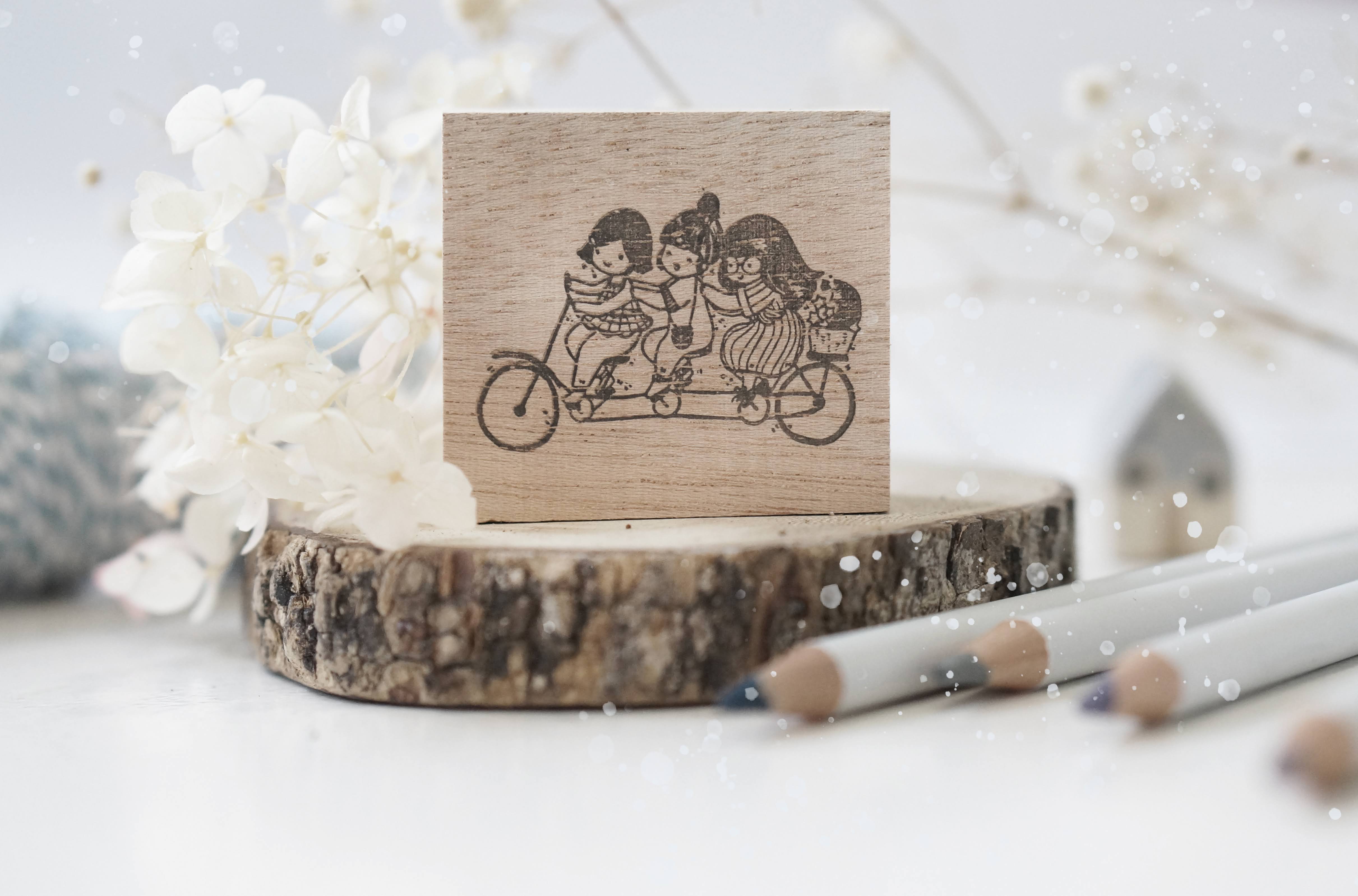 Black Milk Project - Sello de madera - Biclycle - BFF