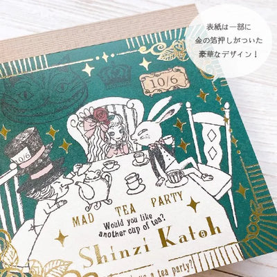 Shinzi Katoh - Bloc de Notas Cuadradas - Alice Mad Tea Party