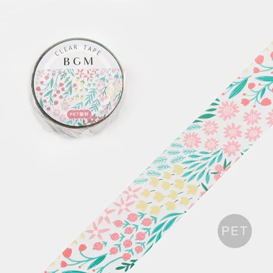 BGM - Washi Tape 20 mm - Flores Colores