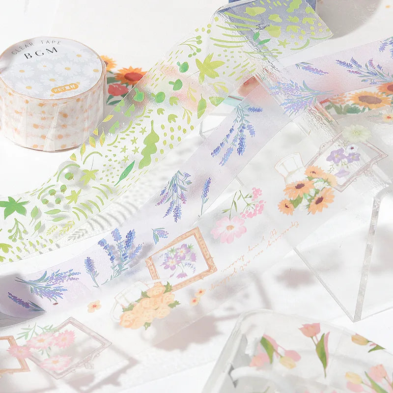BGM - Washi Tape 20 mm - Flores Amarillas