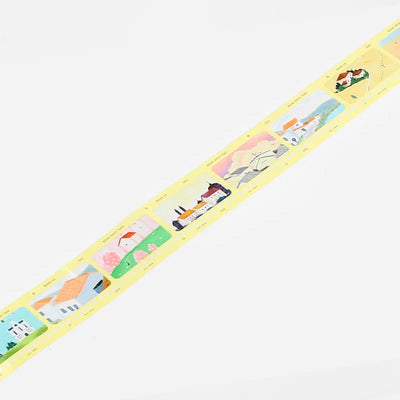 BGM - Washi Tape 30 mm - Negativo Amarillo